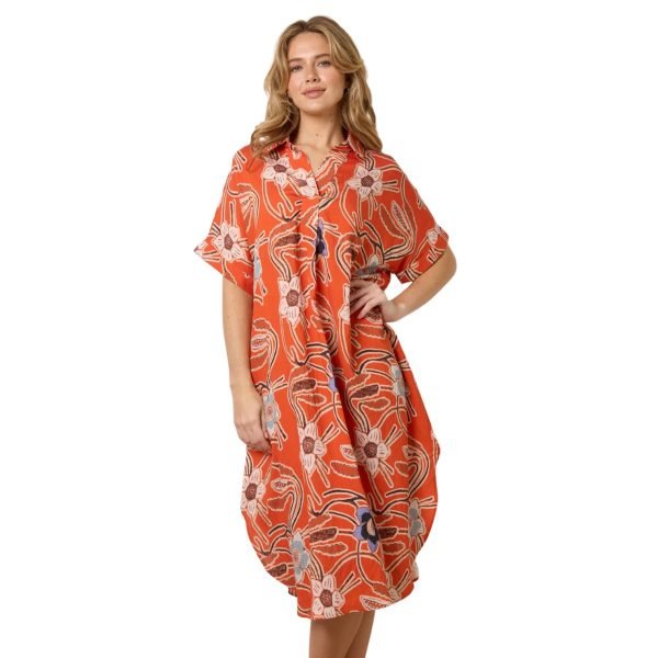Floral Print Casual Summer Dress for Women - Short Sleeve and Loose Fit, Comfortable & Stylish (1)